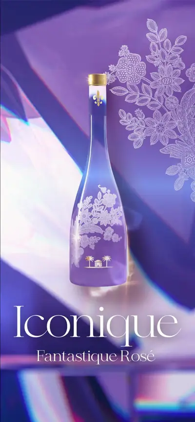 Iconique Fantastique Ros&eacute; : d&eacute;clinaison iris&eacute;e.