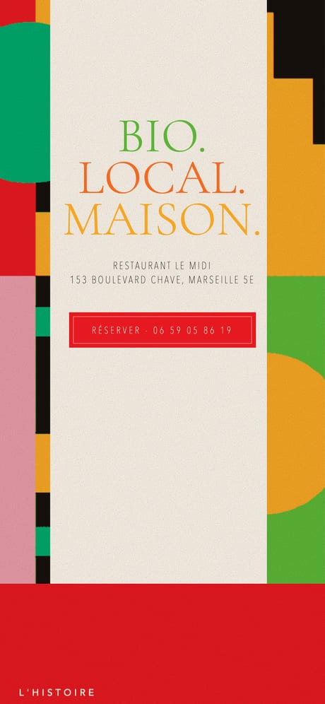 Le site La Cuisine de Gagny affiché sur mobile : « Bio. Local. Maison. »